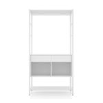 Guarda-Roupa Roupeiro Closet Paris Com 2 Nichos Branco Artefamol - Image 2